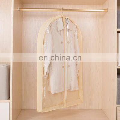 Blue Non Woven Dress Customized Logo Luxury Cover Wedding Gown Clear Suit Custom Garment Bag photo-4