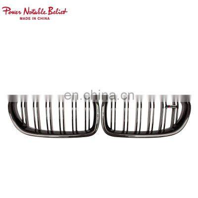 Carbon Fiber F10 Double Slat Line Car Front Mesh Grillr For BMW 5series M5 Kindly Grill 2010-2017 photo-2