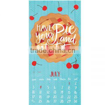 Wall calendar desktop calendar 2016 cardboard calendar printing