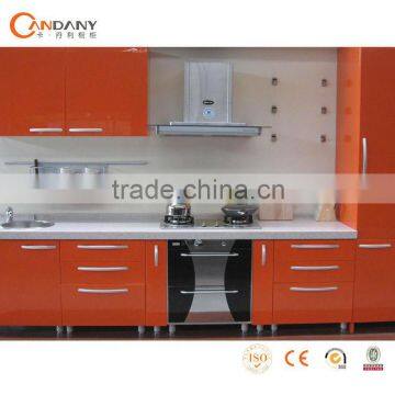Simple Style Acrylic Kitchen cabinets,teak wood kitchen cabinet