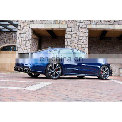 Military Quality 100% Dry Carbon Fiber Material Side Skirts For AUDI A7 C8