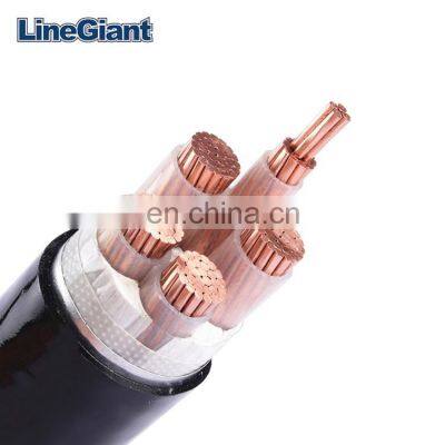 Linegiant 0.6/1KV YJV 110v ac dc copper conductor electrical power cables for power transmission