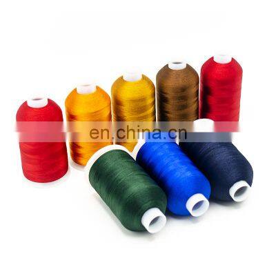 Polyester Embroidery Thread Polyester 120d 2 5000M For Brother Tajima Embroidery Machine