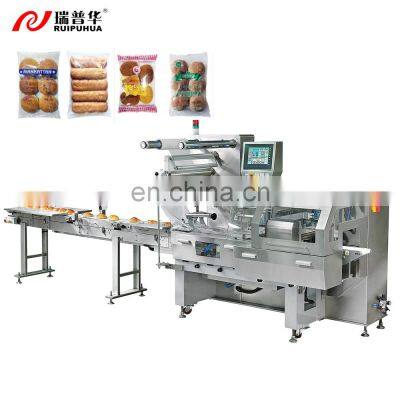 Ruipuhua High Quality Horizontal Form Fill Seal Plastic Gusseted Bag Family Pack/Multipack Flow Wrapping Packaging Machine