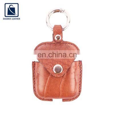 Bulk Quantity Manufacturer of High Quality Hot Selling Elegant Design Nickle Fitting Genuine Leather Airtag Key Chain photo-2