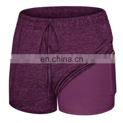 Women Running Shorts Mesh Breathable Girl Short Pants