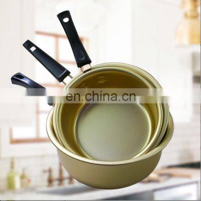 New Style Yellow Cookware Wholesale for Camping Durable Aluminum Cooking Pot And Set photo-5