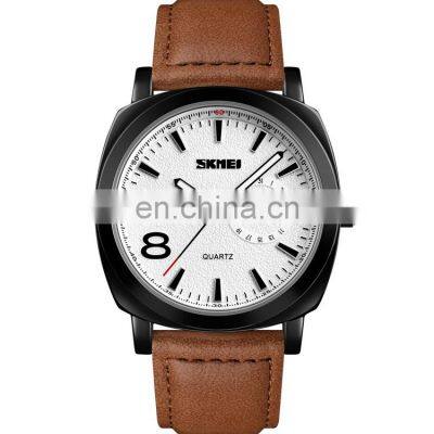 Skmei 1466 Luxury Rose Gold Mesh Watch Wholesale 3 Atm Leather Waterproof Quartz Watch for Men