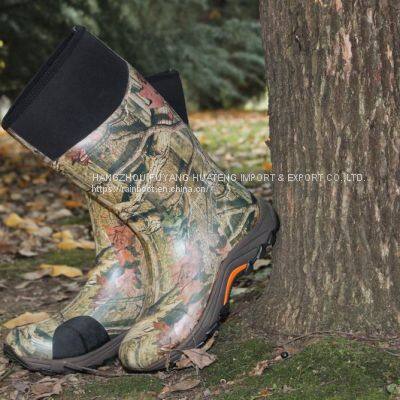 Outdoor Camo Rubber Boots,Hunting Rubber Boots,Fishing Rubber Boot,Forest Camo Boots,Loggers Boots photo-2