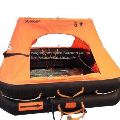 EC Approved SOLAS 6 Persons Throw Overboard Inflatable A Type Life Raft photo-4