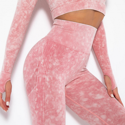 YYBD-0014,factory Spot Goods Seamless Buttocks Sweat Yoga Pants Exercise Fitness Pants Leggings photo-4