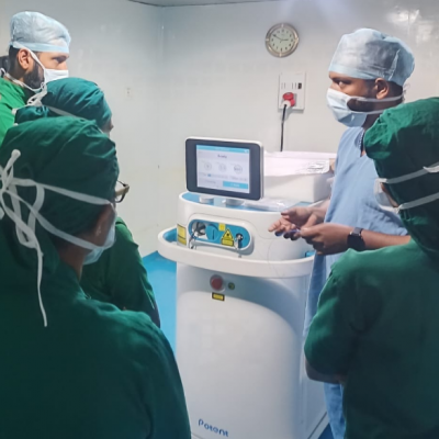 160W Potent Medical Devices Surgical Instruments Urology Thulium Holmium Laser For BPH Holep With Fiber photo-3