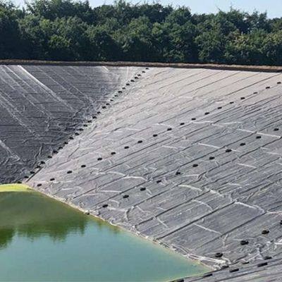 Geomembrane 0.50mm 0.75mm 1.0mm 1.5mm 2.0mm Fish Farm Pond Liner Dam Liner HDPE Geomembrane photo-2