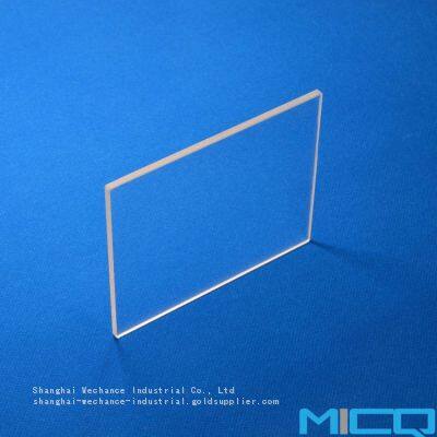 Transparent Silica Polished Fused Quartz Glass Plate for UV Lamp Can Be Customized photo-3