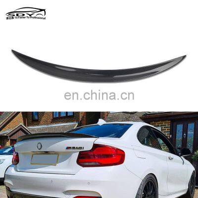 F22 F23 High Quality P Style Carbon Fiber Rear Spoiler Truck Spoiler For BMW 2 Series F22 F23 photo-2