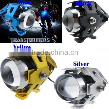 High power 125W C.R.E.E U5 Motorcycle LED Headlight Waterproof High Power Spot Light Autobicycle Spot Lamp