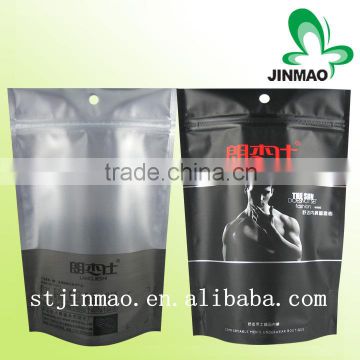 Quality plastic flexible packaging with zip for underwear