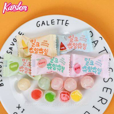 Fruit flavor chewy milk candy thai chew candy