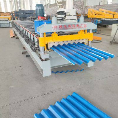 Color Steel Metal Sheet Roll Forming Machine Corrugated Roof Metal Ibr Panel Forming Machine photo-2