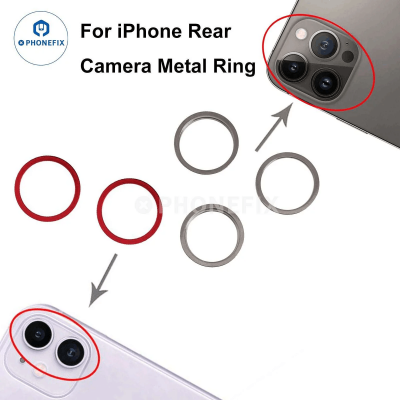 iPhone X-14 Pro Camera Ring - Precision CNC Stainless Steel Replacement