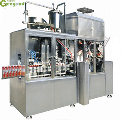 Cheese/Milk/Juice/Red Wine/Grape Wine Gable Top Cartons Packing Machine Automatic Roof Paper Box Filling Machine With Caps