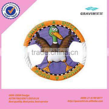 Wholesale Good Quality Durabale Colorful Canvas Duck Frog and Squirrel Animal Printed Dog Frisbee photo-3