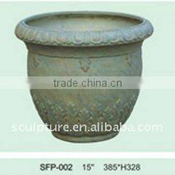 bronze flowerpot for hotel decoration