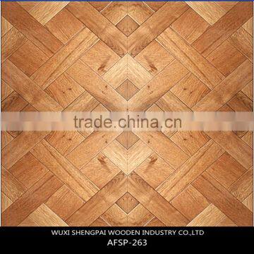 high quality factory HDF art parquet wood flooring