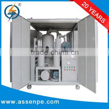 Excellent quality type Transformer Oil Purification system unit