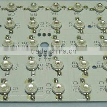 customized 12V - 24V 28W PCB With1W / 3W LED Soldering