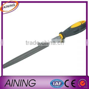 Rubber handle high carbon steel file