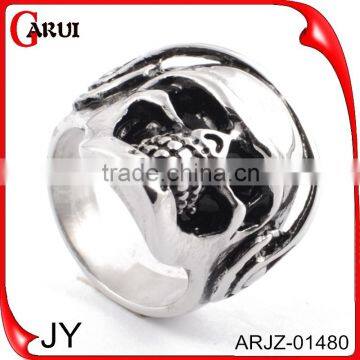 Wholesale New Products 2016 Indian Punk Jewelry Skull Ring ARJZ-01473 photo-5