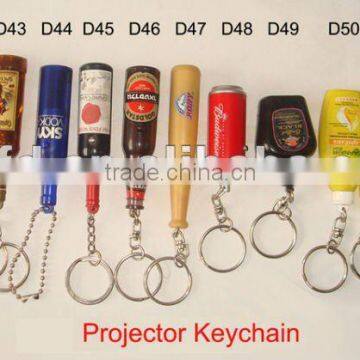 2015 ABS Led Projector Keychain Led Keyring to Halloween Led Bottle Shapes Keychaing3 photo-5