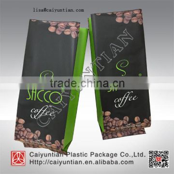 stand up side gusset coffee packing bag