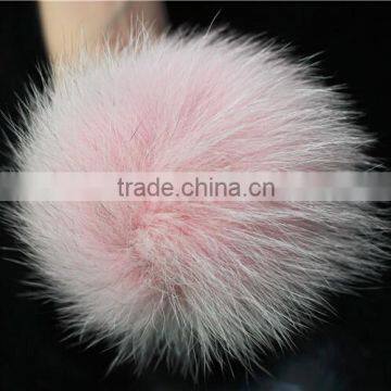 Stylish Real Fox Pom Pom Fur Balls Fashion Fur Pom Keychain Garment Accessory