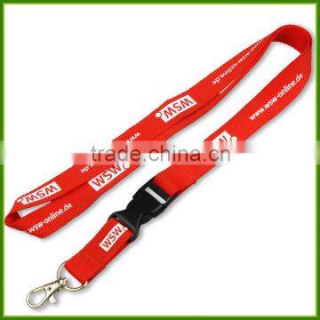 Dongguan manufacturers of professional custom polyester silk screen cell phone lanyard factory direct price