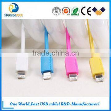 Remax PVC copper core two sided usb cable data and charge for Samsung and other digital devices