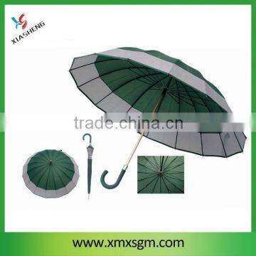 Straight Umbrella with Full Fiberglass and Aluminum Shaft