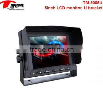 TM-5005U 5 inch Truck/bus digital LCD monitor with U bracket