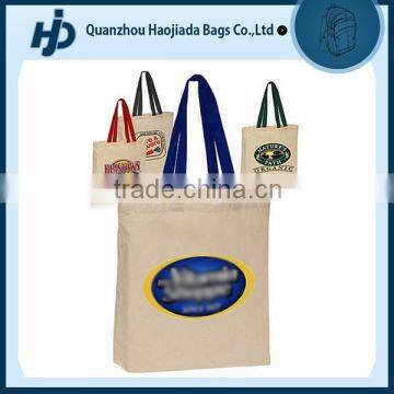 Factory wholesale grocery promotional canvas tote shopping bag