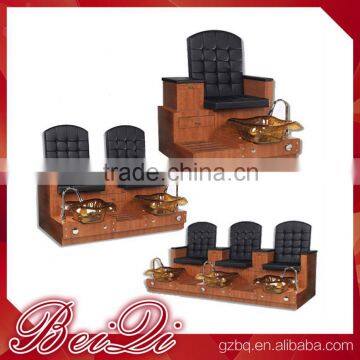 Luxury European pedicure spa massage chair for nail salon,wholesale manicure pedicure set equipment