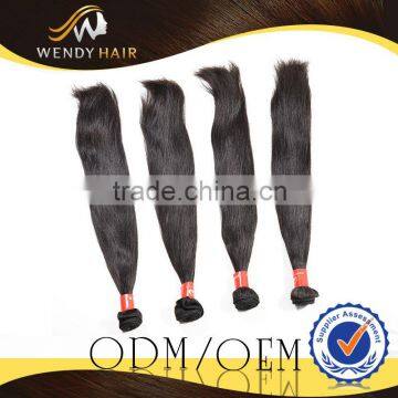 Top Quality Hair Weaves Peruvian Human Full And Nautural Color Silky Straight Hair