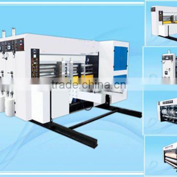 Auto printing slotting and rotary die cutting machine carton making machine