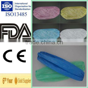 Disposable Plastic Sleeve Cover with Elastic