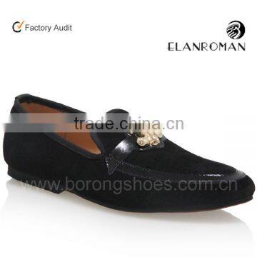 Slipper men casual shoe boat shoe PU material casual shoe with cheap price