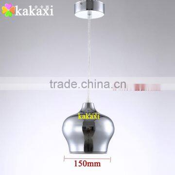Creative LED Droplight 18W Plating Silver Color Lantern Chandelier Dining Room LED Pendant Lights photo-4