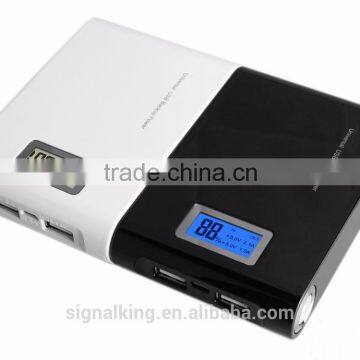 Wholesale New Design Portable Power Bank PN-913 Power Bank LCD Display With LED Light 10400mAh PN-999