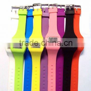 silicone rainbow watch