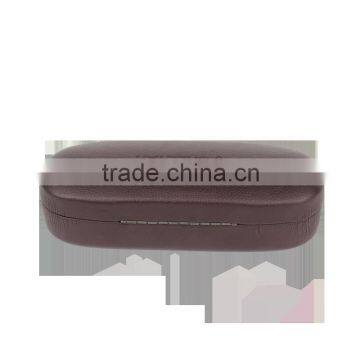 Luxury pu Leather Elegant Metal Handmade Sungalsses Case photo-3