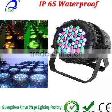 54x3w Waterproof outdoor Par 64 LED RGBW Effect light DMX512 Disco DJ Stage Lighting